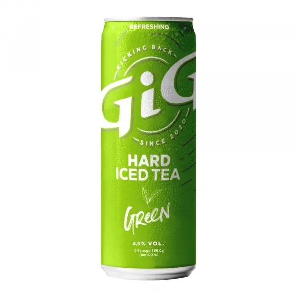 Gig Hard Iced Tea Green blik (24x 33cl)