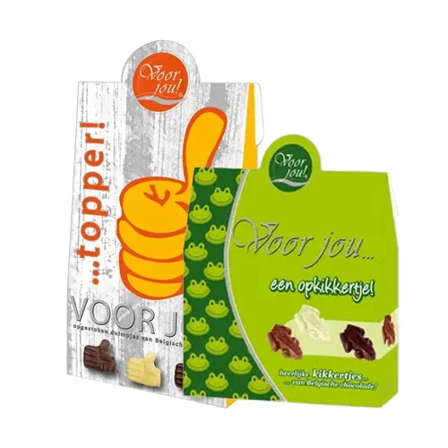 Cadeau van chocolade