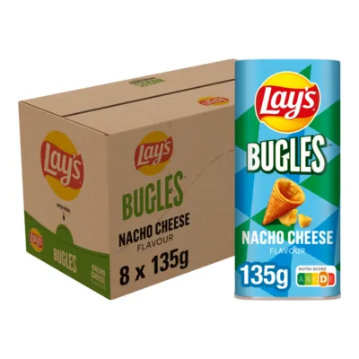 Lay's Bugles Nacho Cheese Bus (8x 135gr)