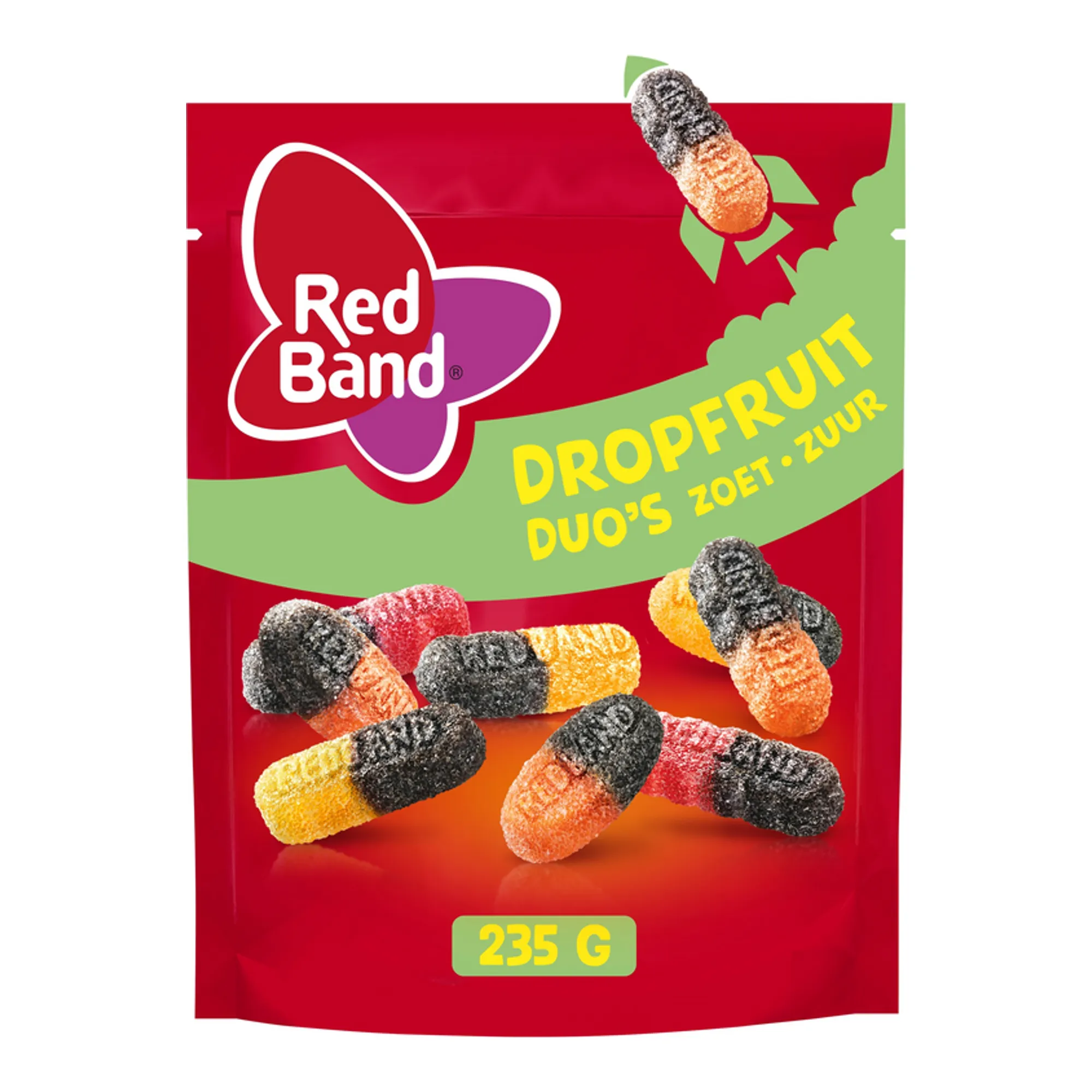 Red Band Magic Dropfruitduo's Zoet Zuur zak (10x 235g)