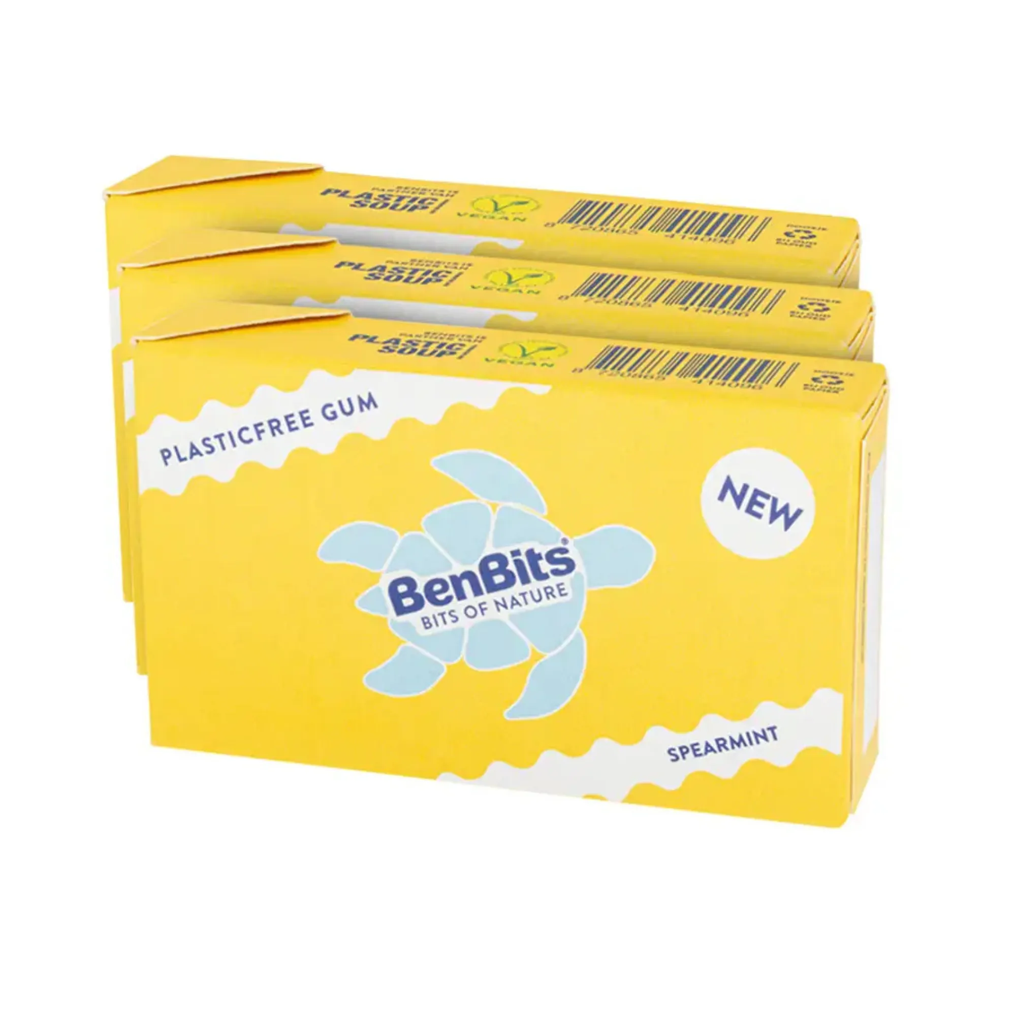 Benbits Kauwgom Spearmint doosje (20x 18g)