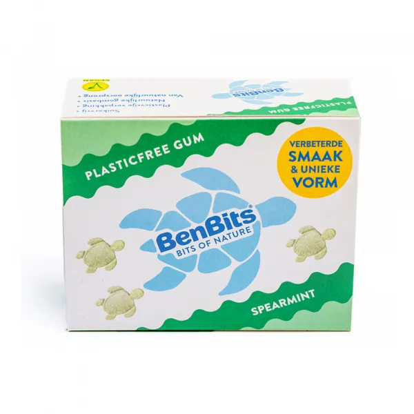 Benbits Kauwgom Spearmint doosje (20x 18g)
