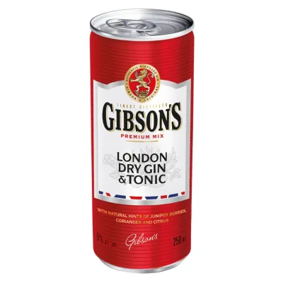 Gibson's Gin Tonic blik (24x 250ml)
