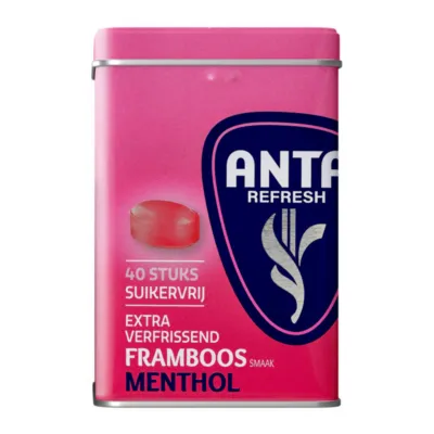 Anta Refresh Framboos Blikje (12x 72g)