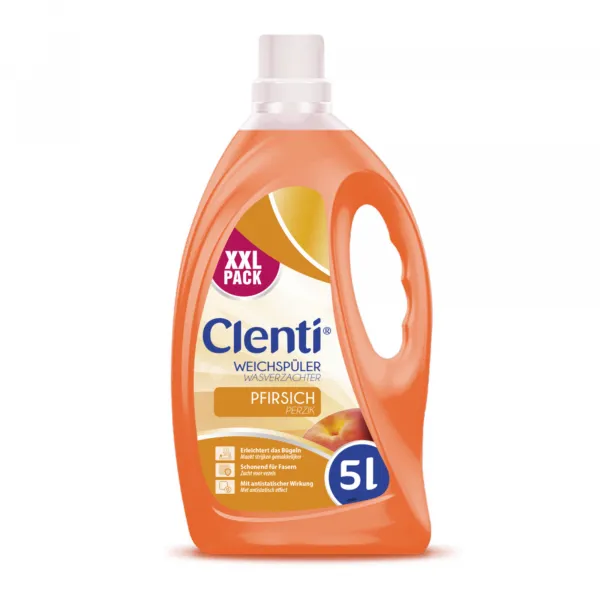 Clenti Fabric Softener Peach (2x 5L)