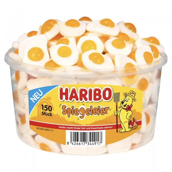 Haribo Spiegeleier Silo (150 stuks)