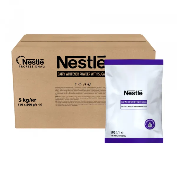 Nestle Dairy Whitener Powder with Sugars (10x 500g) doos en zak