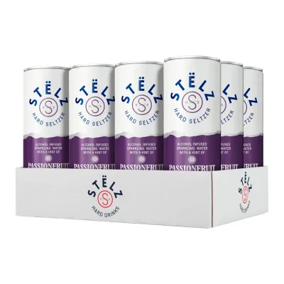 Stelz Hard Seltzer Passionfruit blik (12x 25cl)