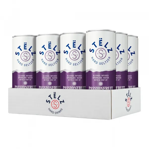 Stelz Hard Seltzer Passionfruit blik (12x 25cl)