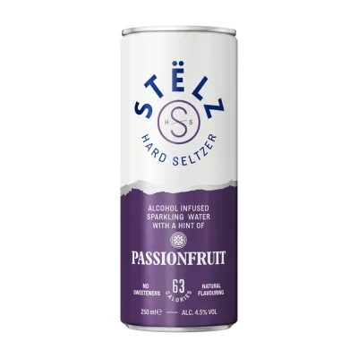 Stelz Hard Seltzer Passionfruit blik (12x 25cl)