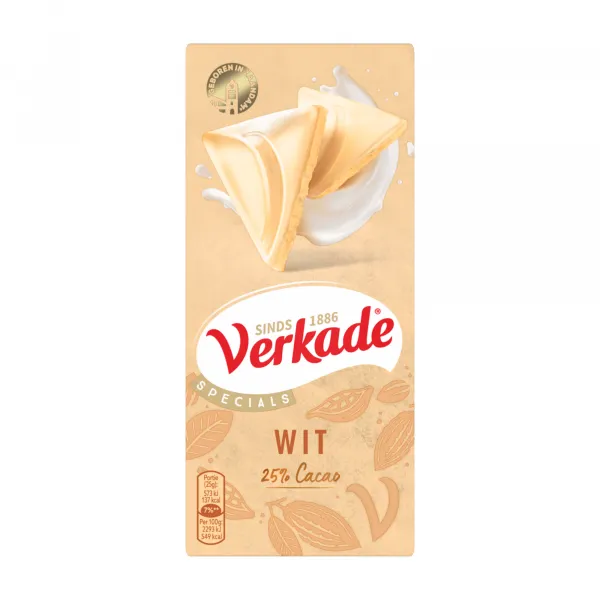 Verkade Reep Wit (12x 90g)