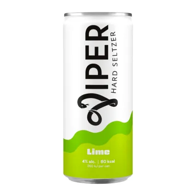 Viper Hard Seltzer Lime blik (12x 25cl) (1)
