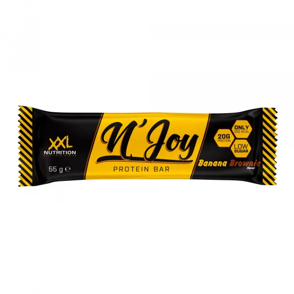 XXL Nutrition N'Joy Protein Bar Banana Brownie (15x 55g) - Afbeelding 2