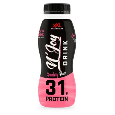 XXL Nutrition N’Joy Protein Drink Aardbei PET flesje (6x 310ml)