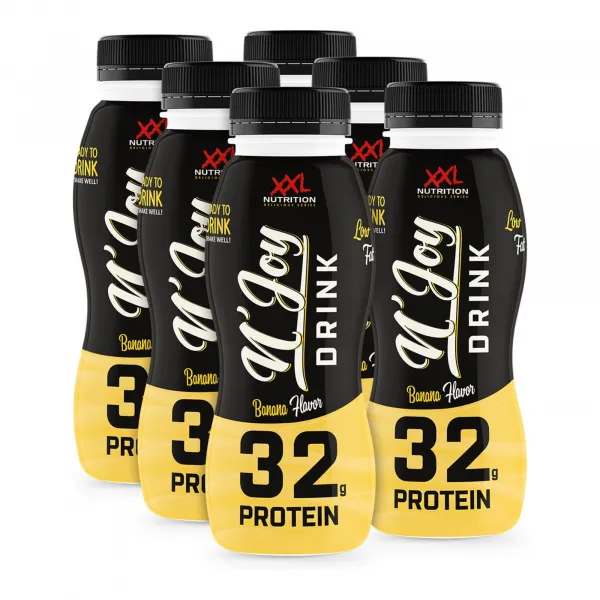 XXL Nutrition N'Joy Protein Drink Banaan PET flesje (6x 310ml) - Afbeelding 2