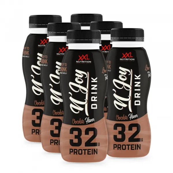XXL Nutrition N'Joy Protein Drink Chocolade PET flesje (6x 310ml)