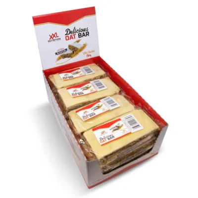 XXL Nutrition Oat Bar White Choco/Kers (12x 100g)