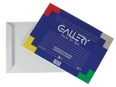 Gallery enveloppen ft 229 x 324 mm, gegomd, binnen (10 stuks)