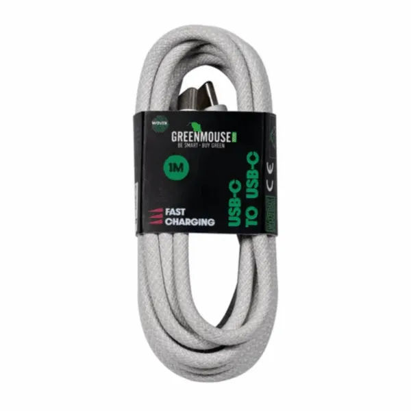 Greenmouse USB-C naar USB-C Datakabel Woven (1 meter)