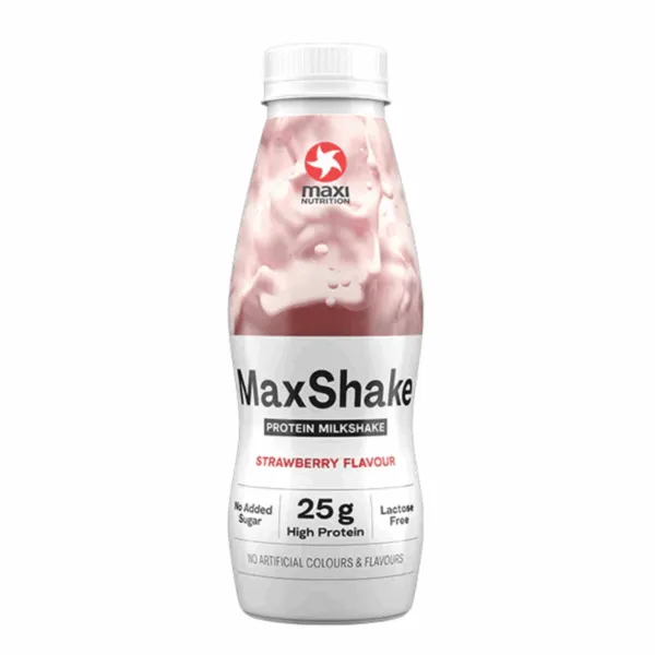 MaxiNutrition MaxShake Protein Milkshake Strawberry (12x 330ml)