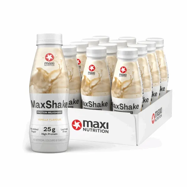 MaxiNutrition MaxShake Protein Milkshake Vanille (12x 330ml)