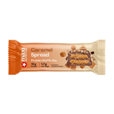 MaxiNutrition Waffle Bar Caramel Spread (12x 40g)