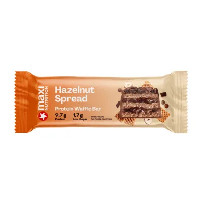 MaxiNutrition Waffle Bar Hazelnut Spread (12x 40g)