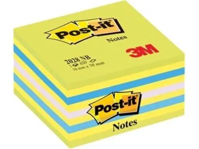 Post-it Notes kubus, ft 76 x 76 mm, blauw (450 notes)