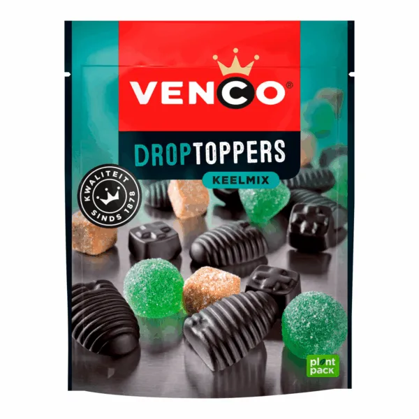 Venco Droptoppers Keelmix zak (10x 225g)