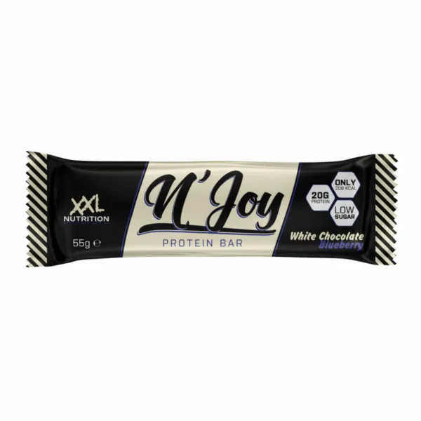 XXL Nutrition N'Joy Protein Bar White Chocolate Blueberry (15x 55g) reep
