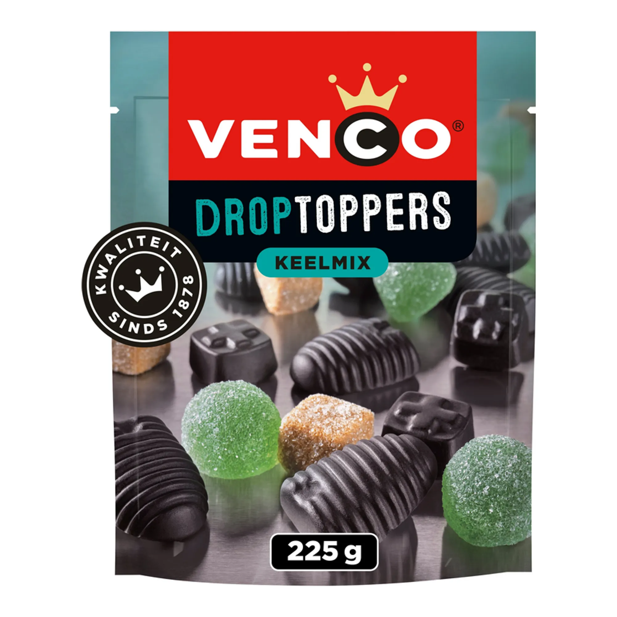 Venco Droptoppers Keelmix zak (10x 225g)