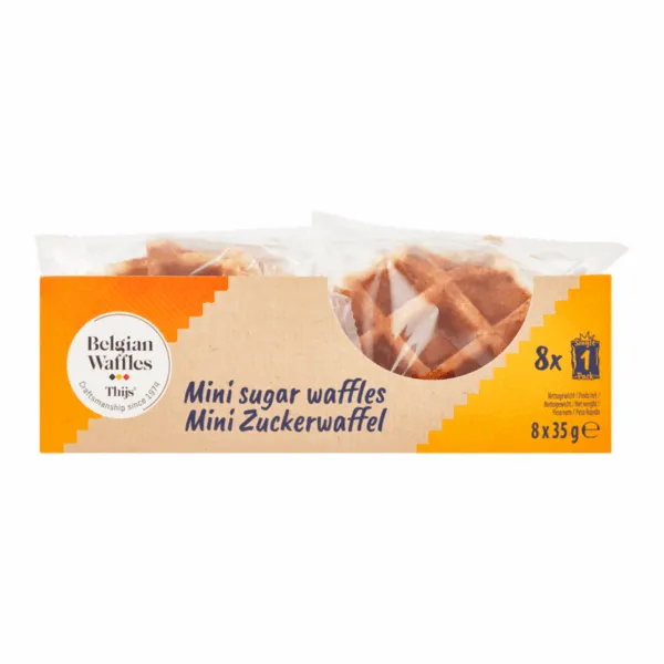 Belgian Waffles Thijs Mini Suikerwafels (12x 280g)