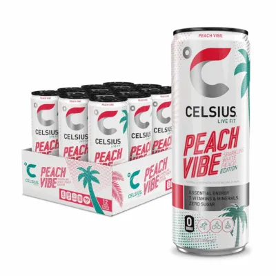 Celsius Peach Vibe blik (12x 250ml)