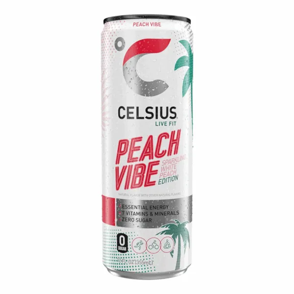 Celsius Peach Vibe blik (12x 250ml)