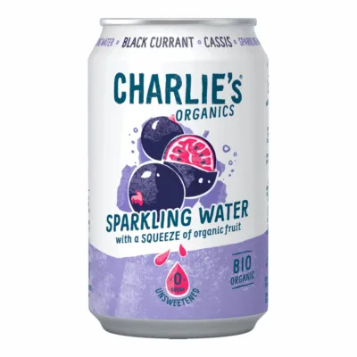 Charlie’s Organic Sparkling Cassis Bio (12x33cl)