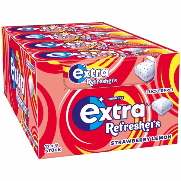 Extra Refreshers Strawberry Lemon (12x 18g)