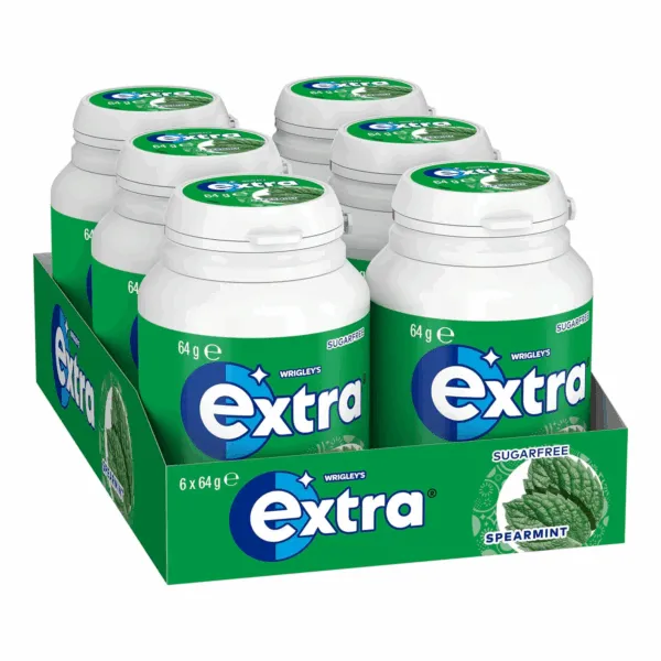 Extra Spearmint Bottle (6x 46 stuks) - Afbeelding 3