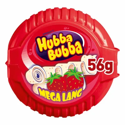 Hubba Bubba Tape Strawberry (12x 56g)