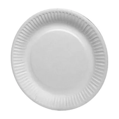 Borden rond wit karton 18 cm