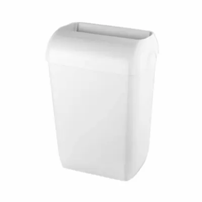 Afvalbak Kunststof Wandmontage Wit 43 liter
