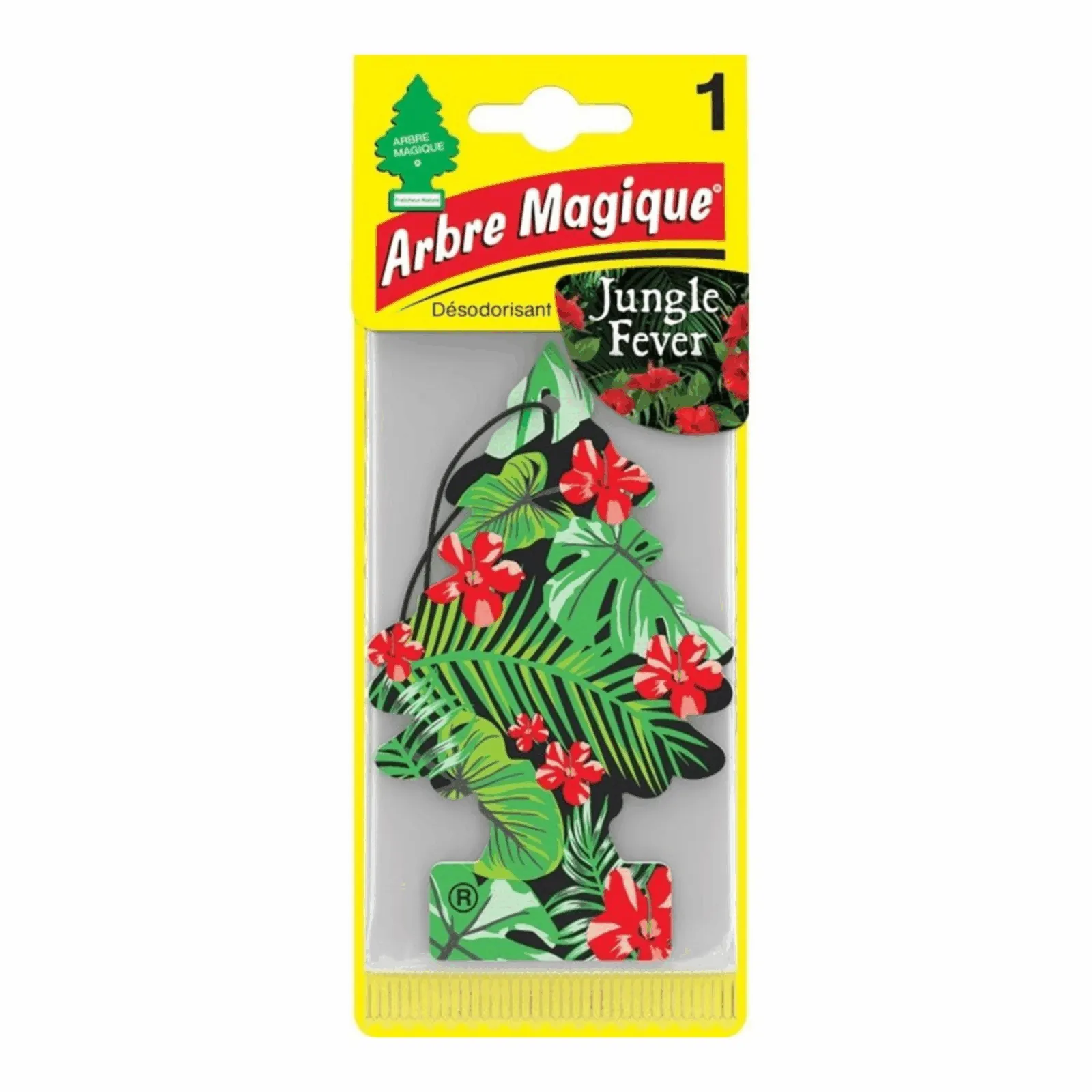 Arbre Magique Luchtverfrisser Jungle Fever verpakking