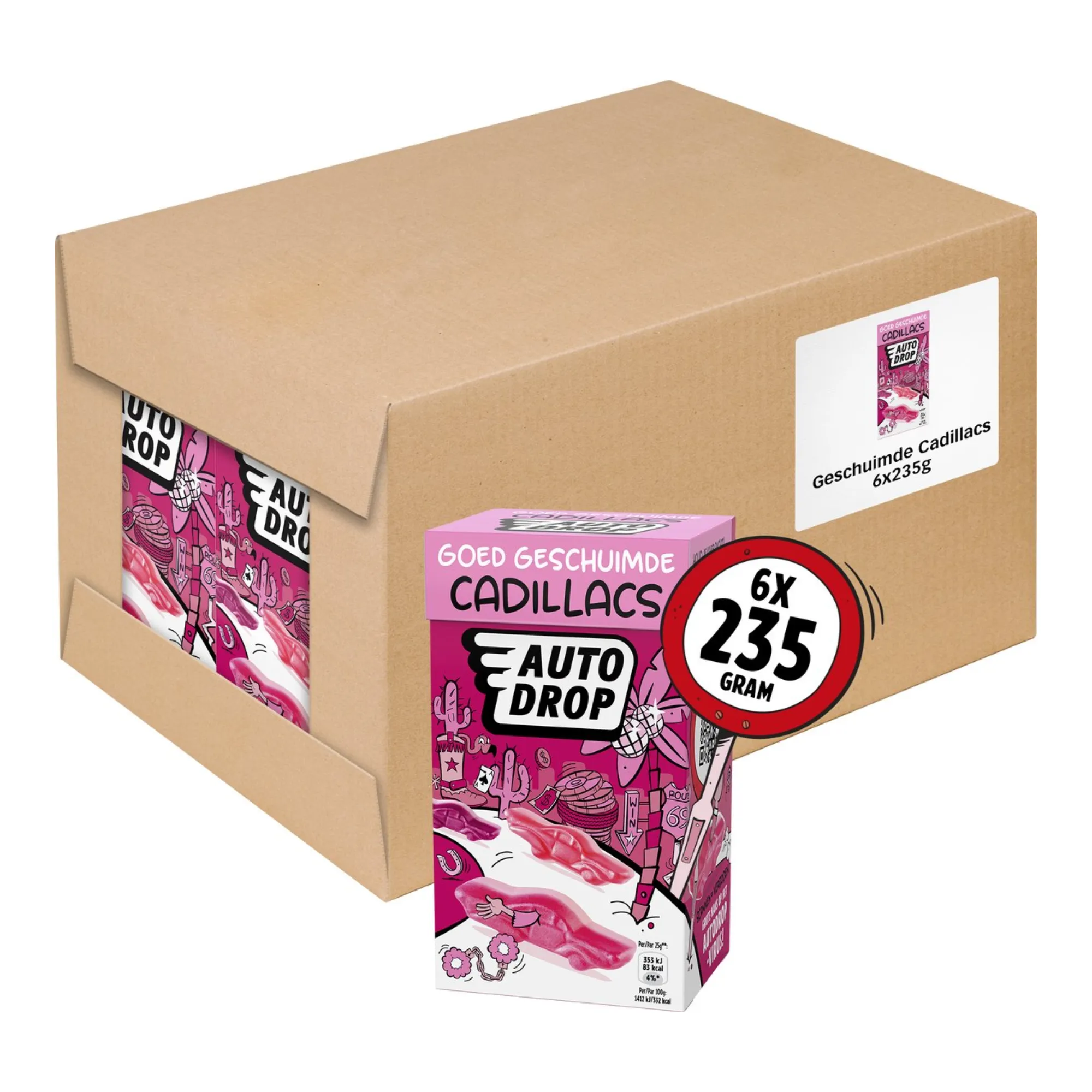 Autodrop Goed Geschuimde Cadillacs (6x 235gr)