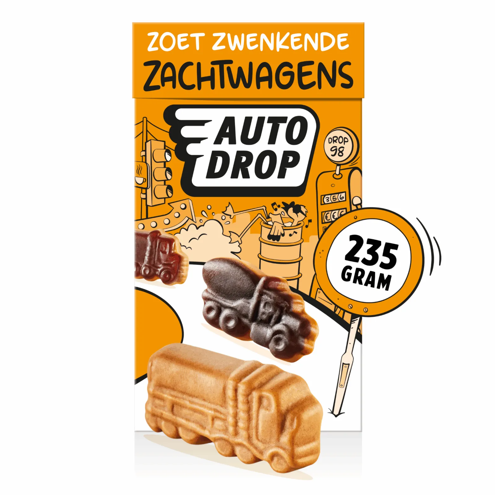 Autodrop Mixdoos Zacht Wagens (6x235gr)