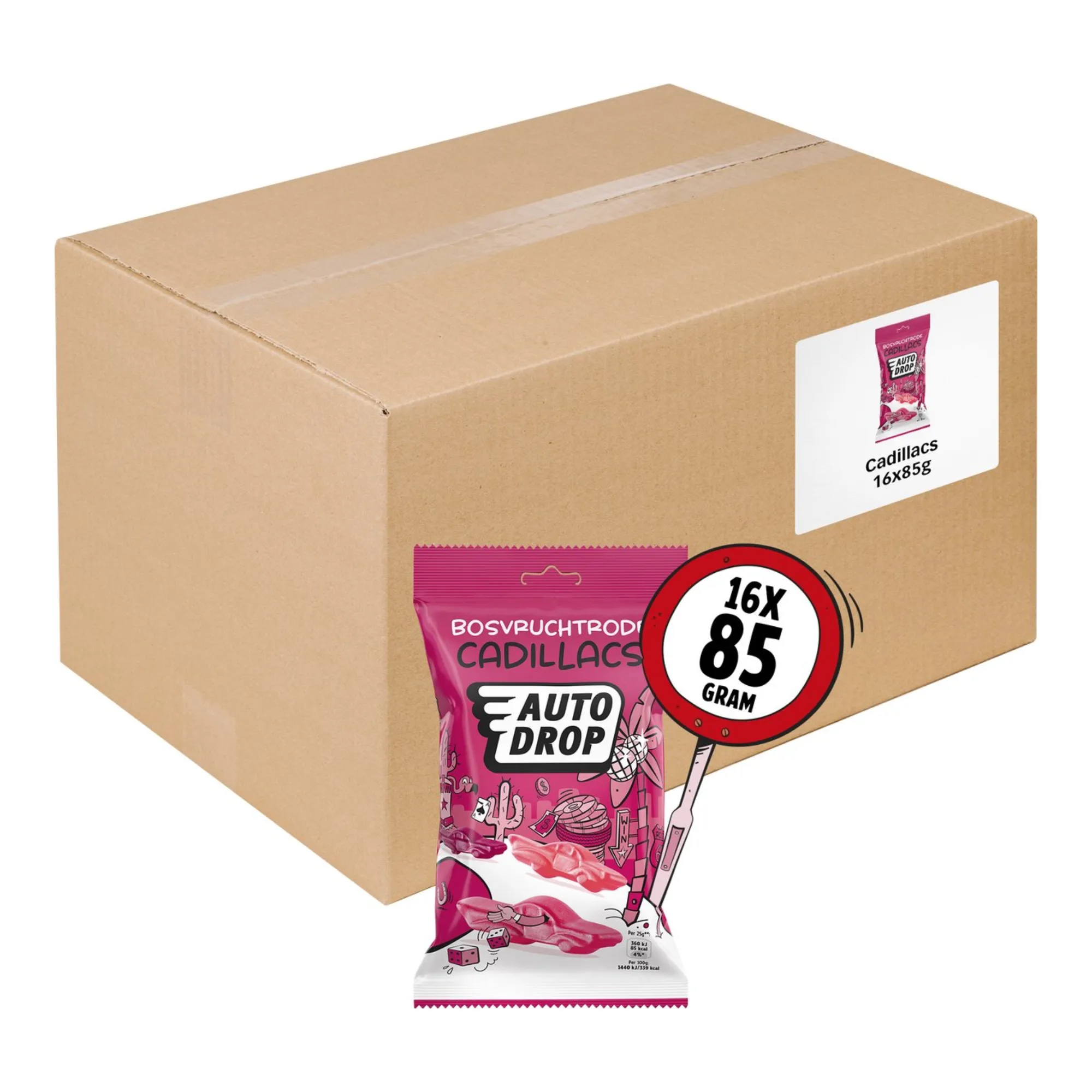 Autodrop Snackpack Cadillacs (16x 85gr)