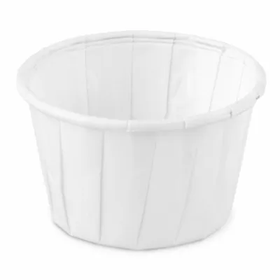 Bakje Papier Rond wit 37ml (200 stuks)