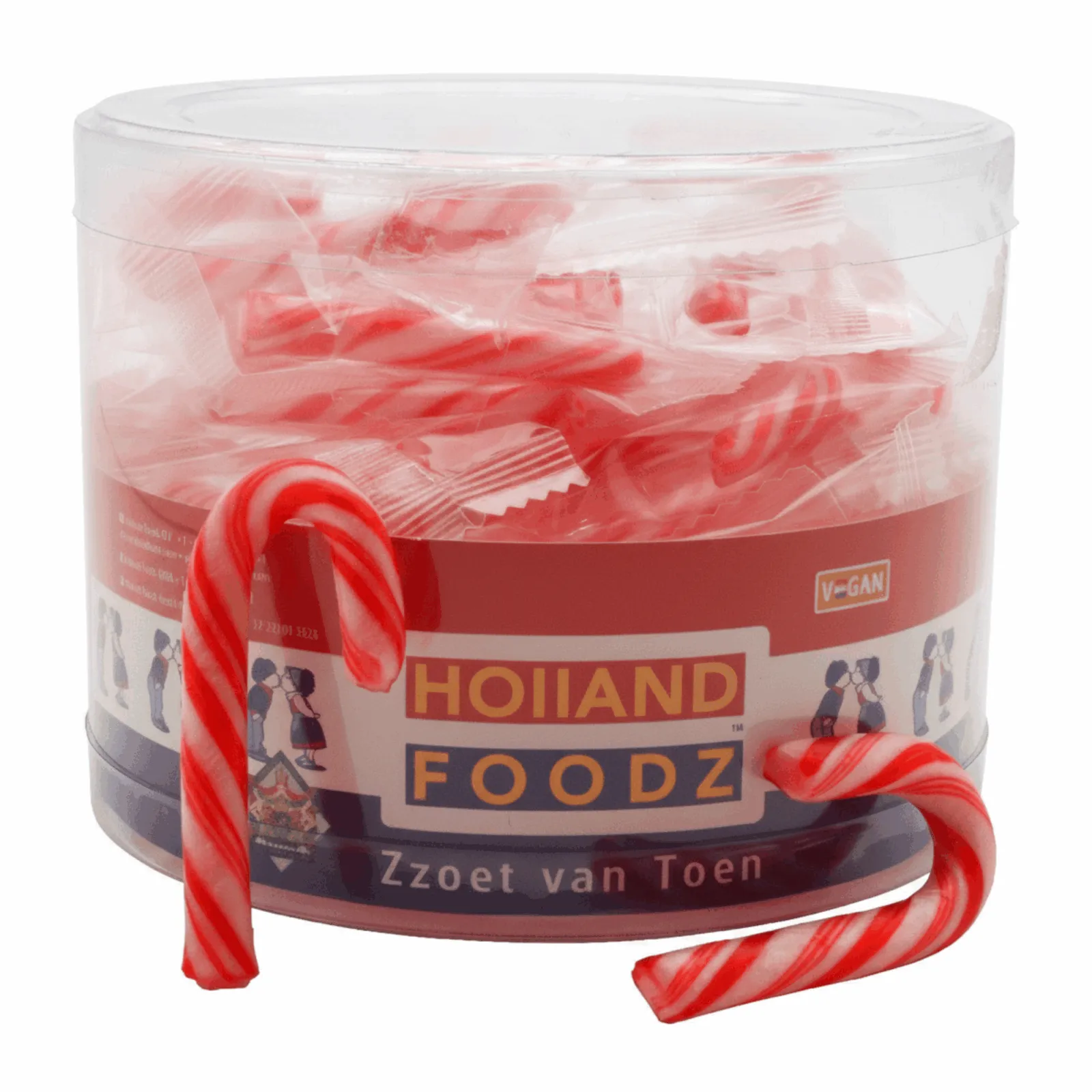 Candy Canes Mini Rood-Wit (30x 5g)