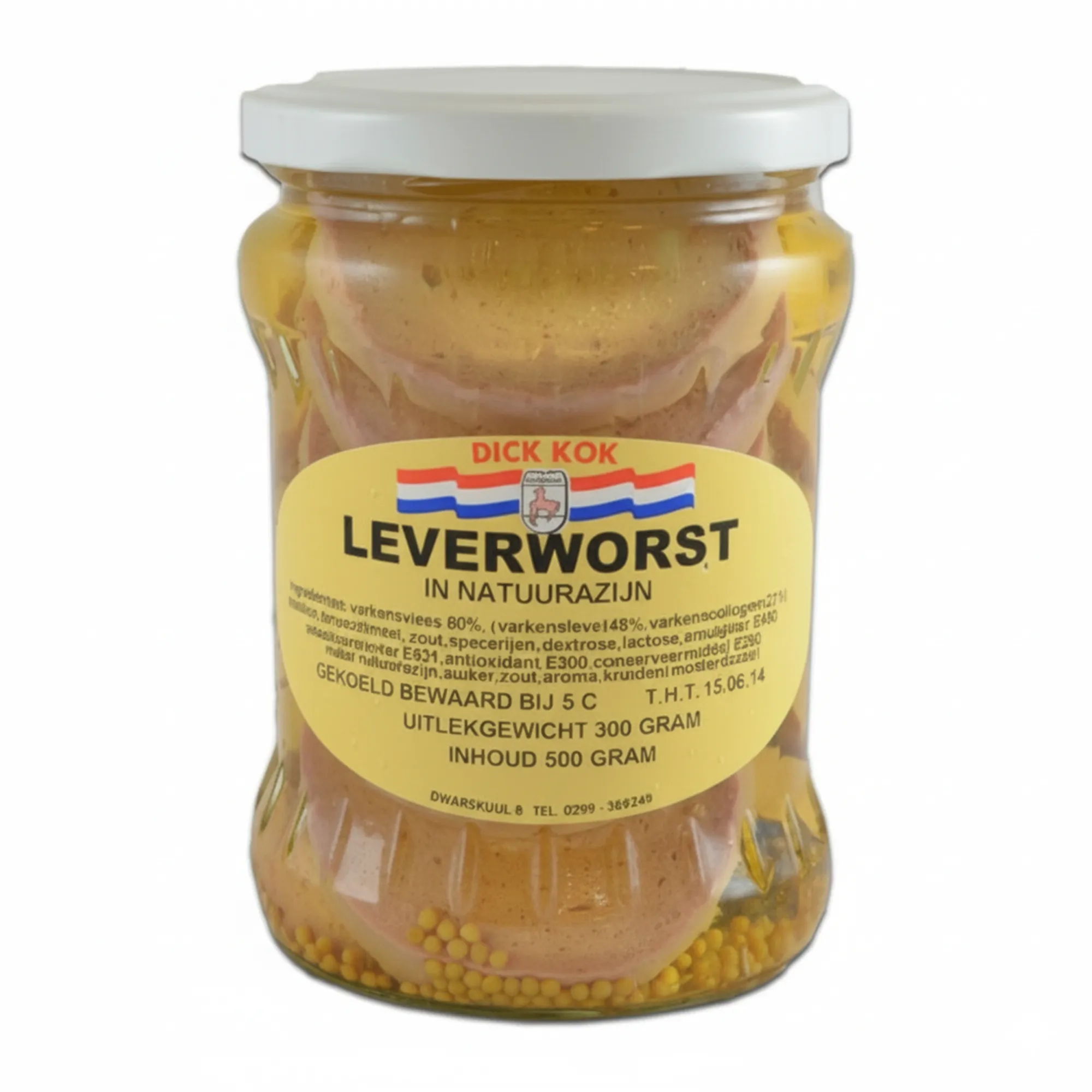 Dick Kok Leverworst Plakken (300g)