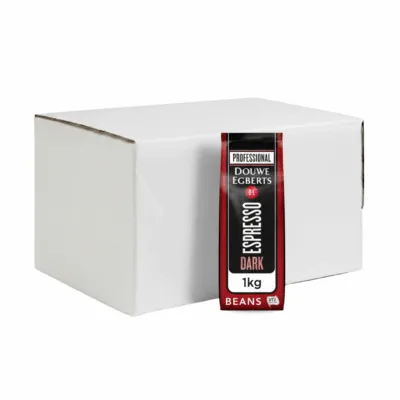 Douwe Egberts Espresso Koffiebonen Dark Roast (6x 1kg)