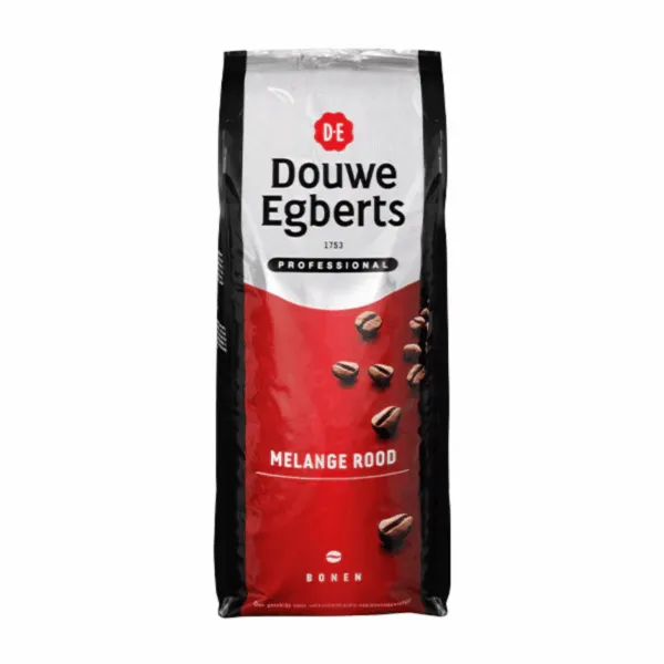 Douwe Egberts Fresh Beans Melange Rood (6x 1kg)