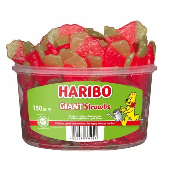 Haribo Aardbeien (150 stuks)